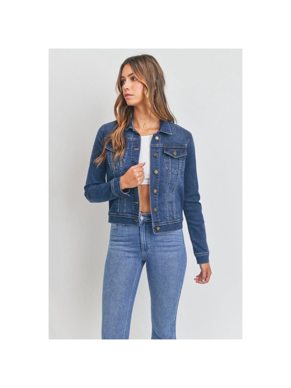 Just Jeans Women’s Denim Jacket XL Dark Blue